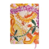 Island Heritage Foil Writing Notebook with Band, Small, Leis of Aloha