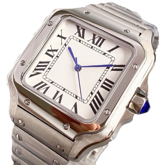 Men WATCH All Stainless Steel . Mechanical Automatic . NEW SUPERB .
