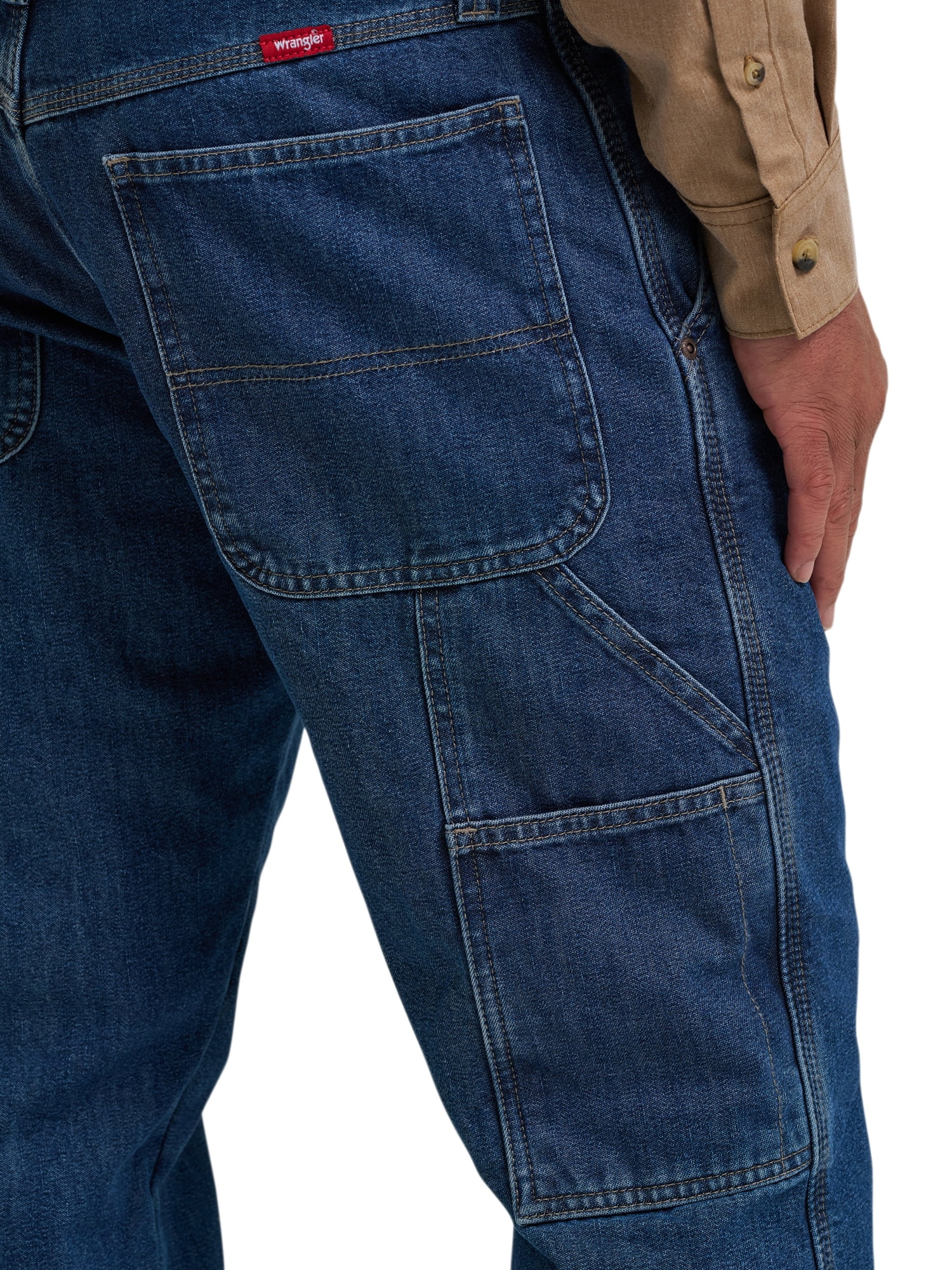 Wrangler Men's and Big Men's Relaxed Fit Fleece Lined Cargo Pant