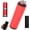 Red, variant on Dual 12oz Can Insulated Holder, Portable Double Stack Soda Beer Cooler Sleeve with Auto Slide Reload, Removable Screw Lids Lightweight PLA Drink Container for Tailgate Party Travel