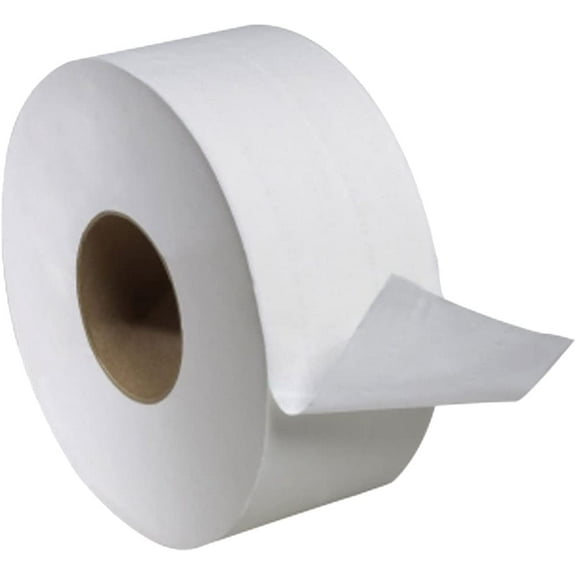 Tork TJ0922A Universal Jumbo 2-Ply Toilet Tissue Roll, White