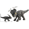 thumbnail image 2 of Vogacara 12 piezas modelo de dinosaurio plástico educativo simulado dinosaurio juguete niños realista juguete para regalo biológico Juguetes, 2 of 6