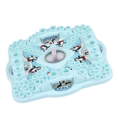 Competition Game - HURRISE 1Pc Pop 'n Drop Penguins Toys Kids Desktop Dice Board Competition Family Interaction Game, Penguins Dice Game, Kids Penguins Board Game