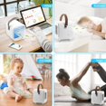 thumbnail image 4 of Portable Air Cooler USB Mobile Air Conditioner, 4 in 1 Quiet Air Conditioner Fan Humidifier Purifier, Mini Personal LED Air Cooler for Home Office Bedroom, 16.5*15.1*22cm, 4 of 5