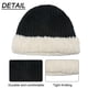 thumbnail image 3 of Gorros de lana para hombres y mujeres: gorros cálidos para hombres y mujeres, gorro de punto de retazos de felpa, gorro de lana cálido y grueso, 3 of 5