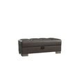 thumbnail image 3 of Ottomanson Origins Upholstered Storage Ottoman, Brown, 3 of 6