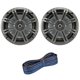 thumbnail image 1 of Parlantes KICKER de 6,5" 195W marinos coaxiales (par + cable), 1 of 4