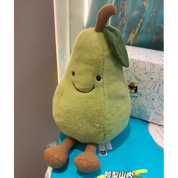 Jellycat-muñeco de peluche Original de frutas y verduras, muñeco de uva de felpa, plátano, maíz, guisante, cereza, juguete cómodo