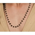 thumbnail image 5 of Kamada Combination of 108 Manka(beads) Haldi(Turmeric) mala and Black Tulsi mala,Spritual Necklace/rosary for Women and Men, 5 of 5