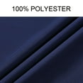 thumbnail image 4 of Unique Bargains Square Tablecloth Polyester Table Cover for Wedding Picnic 55" x 55" Navy Blue, 4 of 8