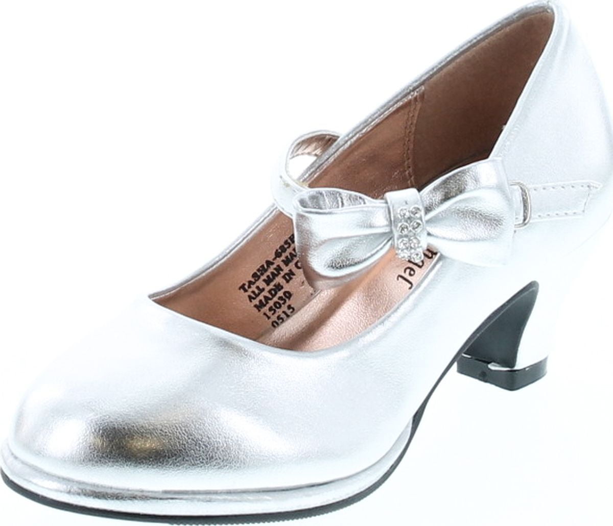 Details about   Swiggles Girls Toddler Silver Metallic Mary Jane Sandals Size L S 5-6 9-10 