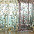 thumbnail image 3 of Tulle transparent curtain floral pattern valance drape polyester living room, 3 of 5