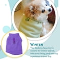 thumbnail image 4 of Methold Ropa para perros Suavidad Suministros para mascotas Camisa a rayas para cachorros Chaleco para cachorros flexible para mantener el calor Sudadera Type3 NO3 Methold PT003793-38B, 4 of 6
