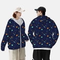 thumbnail image 4 of Balery Space Galaxy Sudadera ligera de manga larga con capucha y protección solar UPF 50+ para hombre y mujer, ideal para pesca y running-XX-Large, 4 of 7