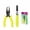 Fluorescence Yellow, variant on Hole Punch 3Mm Portable Round Hole Puncher For Stationery Binding, Handheld Hole Punching Tool For Crafts Office Supplies, One Size