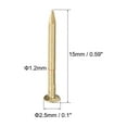 thumbnail image 2 of Uxcell Small Tiny Brass Nails for DIY Pictures Wooden Boxes Household Accessories 1.2x15mm, 2 of 5
