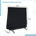 thumbnail image 4 of Ping-Pong Housse de Table, Tissu Taffetas en Polyester 210D Imperméable, Housse de Tennis de Table s'Adapte aux Tables à Taille Réglementaire pour une Protection par Tous les Temps, 72.83 x 64.96 x 27.55 Po, 4 of 6