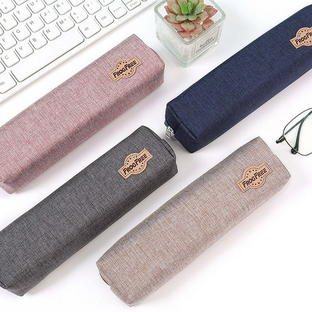 Estuche tipo caja, gran capacidad, diseño duradero, ideal para estudiantes y útiles escolares, organización elegante, ideal para viajes. Blahzhy