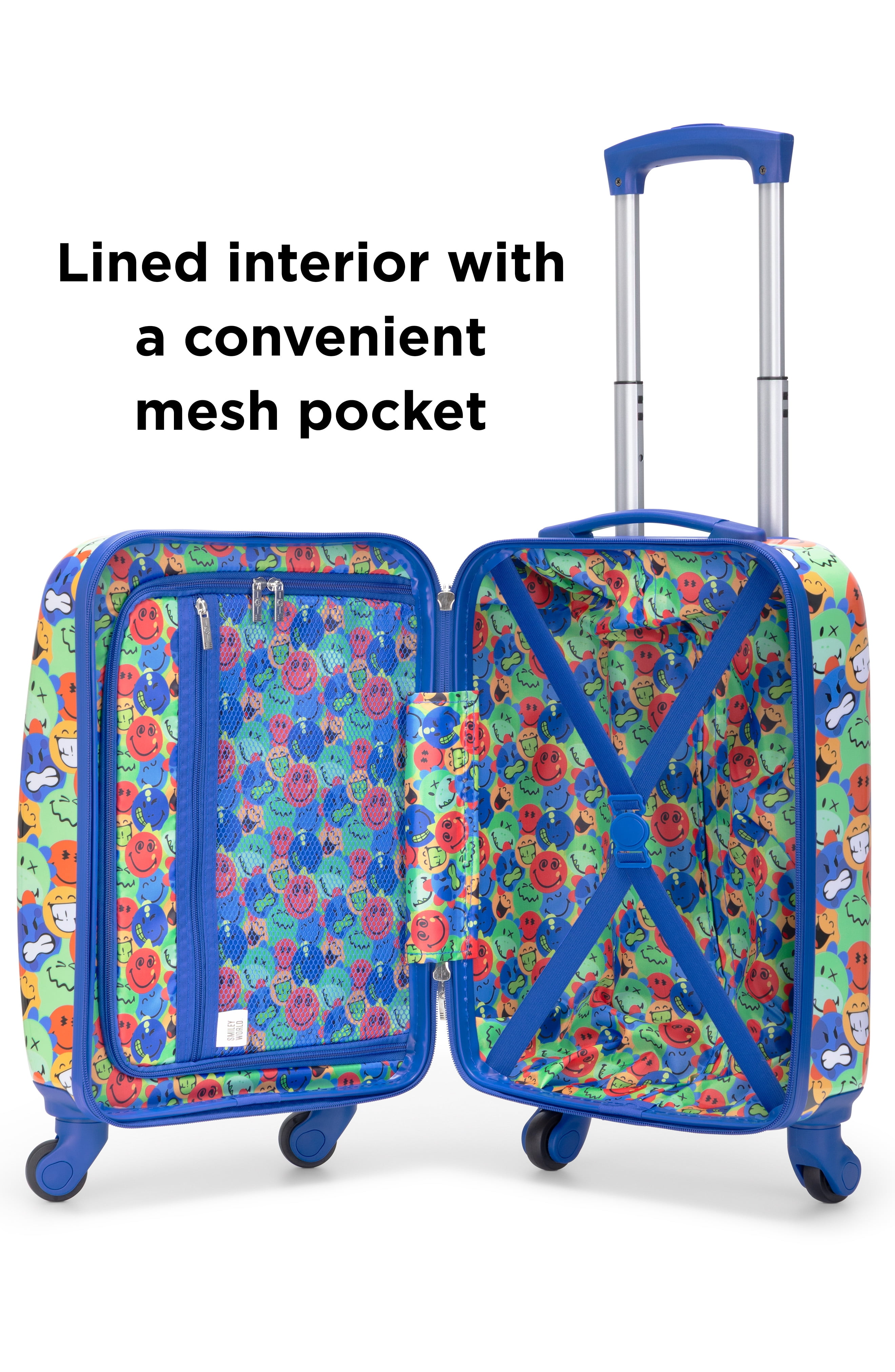 SMILEYWORLD Smileysaurus 18" Airline Approved Carry-on Suitcase