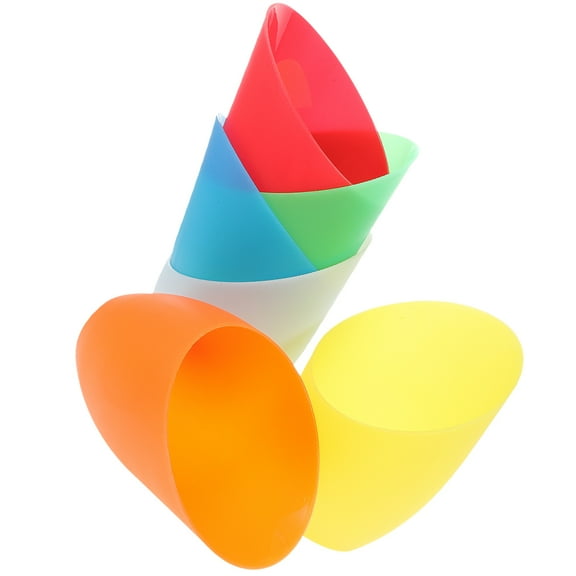 HOMEMAXS  6 Pcs Plastic Lampshade Replacement Globes for Light Fixture Bankers Office