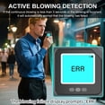 thumbnail image 3 of Portable Professional High-Accuracy Breathalyzers for with LCD Digital Display Personal Breath Detector,1 * Portable Breathalyzer,Black, 3 of 8
