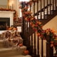 thumbnail image 5 of Decoración de flores de seda, adornos navideños, enredaderas artificiales de flores de otoño para Acción de Gracias, enredaderas violetas simuladas de 180 cm de largo con 118 flores para fiestas en el, 5 of 6