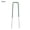 50pcs, variant on Naierhg U Shaped Garden Ground Grass Lawn Turf Galvanised Pegs Fastening Nails 10pcs