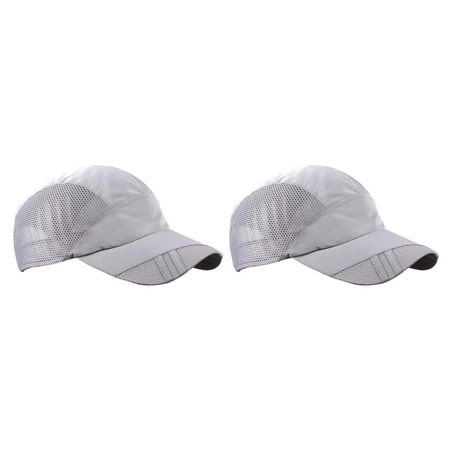 Qarigey Men Hat Clothing Accessory Sunshade Breathable Headgear Mesh Adjustable Outdoor Baseball Sport Drying Summer Quick Caps Type2 NO2