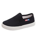 thumbnail image 1 of Kids Solid Color Slip-On Canvas Comfortable Casual Shoes, All Season Non-Slip Lightweight Sneakers, 1 of 4