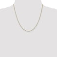 thumbnail image 4 of Diamond2Deal 10k White Gold 1mm Box Chain Necklace for Women 20", 4 of 5