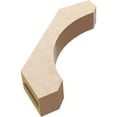 thumbnail image 6 of Ekena Millwork 3"W x 16"D x 16"H Legacy Rough Cedar Woodgrain TimberThane Knee Brace, Primed, 6 of 6