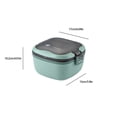 thumbnail image 4 of Sentmoon Mens Lunch Box Lunch Bag Lunch Box 750ml Bento Lunch Box for Children Lunch Containers for Adults Leak Proof Microwaveable Feature Plastic Material, 4 of 7