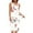 White, variant on Nrmvnmi Summer Pajamas Sets for Women Floral Pleated Sleeveless Round Neck Tank Top and Capri Pants with Pocket Ladies Loungewear 2 Piece Sets White SMothers Day Gifts