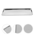 thumbnail image 4 of UPKOCH Large Rectangle Tray Stainless Steel for Family Gathering 1Pcs, 4 of 6