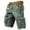 Army Green, variant on 250 Anniversary Usa Cargo Shorts for Men Loose Fit Tactical Shorts with Multiple Pockets and Printed Lettering Design Camping Pants Men Army Green L