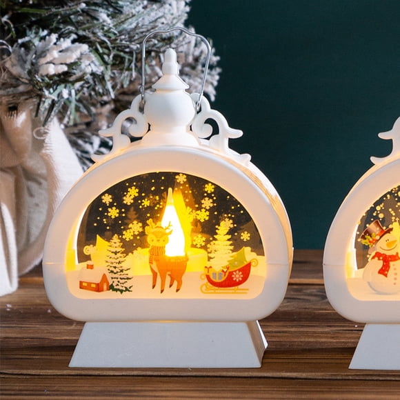 Decoraciones de Halloween, Adornos de Halloween, Decoraciones navideñas, Luces portátiles para niños, Regalos de Nochebuena, Decoraciones de escritorio, Luces de viento retro, Decoraciones colgantes L