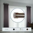 thumbnail image 1 of Rod Desyne SIDE150-7 1.5" Side Curtain Rod, 12-20 inch (Set of 2), Cocoa, 1 of 1