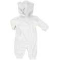 thumbnail image 2 of Carter's Velour Hooded Jumpsuit - Ivory- 24 Months, 2 of 2