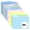 Morandi Colors, variant on ViVin File Folder with 1/3 Cut Tabs, Fits Letter Size, 100 Pack, for School and Office(Multicolored)