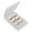 Skin Color, variant on M Buder 3 Pairs Cosmetology Mannequin Head Eyelids for Eyelash Extension Practice and Grafting Training, 4.72 inches / 12 cm, Skin Color