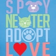 thumbnail image 3 of CafePress - Spay Neuter Adopt Love 2 Women's Dark T Shirt - Women's Traditional Fit Dark T-Shirt, 3 of 4