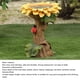 thumbnail image 4 of Baño Para Pájaros De Girasol, Estatua De Jardín De Girasol Impermeable De Color Vibrante Para Patio Al Aire Libre, 4 of 7