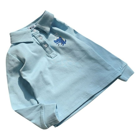 

Children Boy Long Sleeve Interlock Boy Kids Lapel Shirt Long Sleeve Boys Shirts Plain Tops Small Boy Set 5 Boys Muscle Shirt Boy Short Pack Kids Shirts Quick Short Shirt Set Thermal Long Sleeve Boy