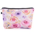 thumbnail image 1 of Makeup Pouch Printed Fashion Small Toiletry Bag Cosmetic Storage Bag for Women, 1 of 10