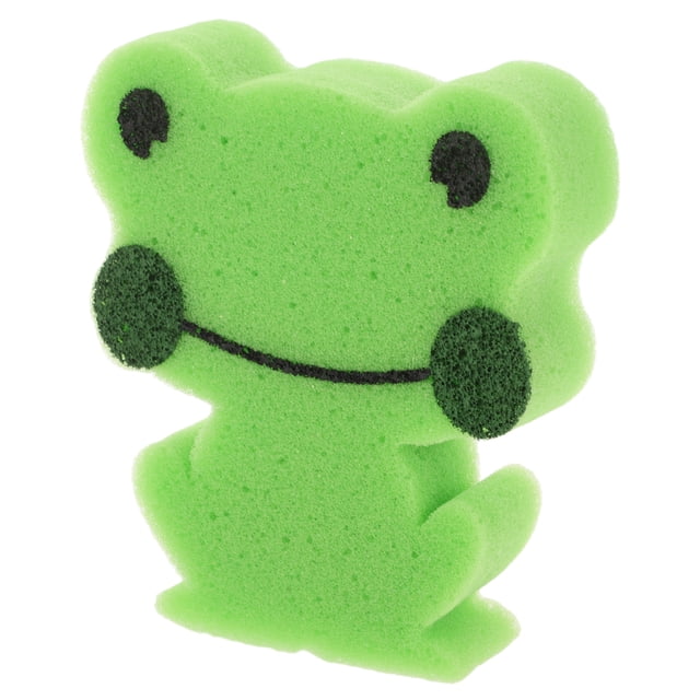 Esponja de ducha Animal lindo Esponja de baño para bebé Esponja exfoliante linda Esponja para bebé para bañarse Esponja de baño para recién nacido Rana de dibujos animados Esponja de baño para bebé