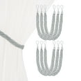 thumbnail image 1 of Uxcell 6-Set Sujetadores de Cortina con Ganchos Metálicos para Decoración de Ventanas del Hogar, 1 of 1