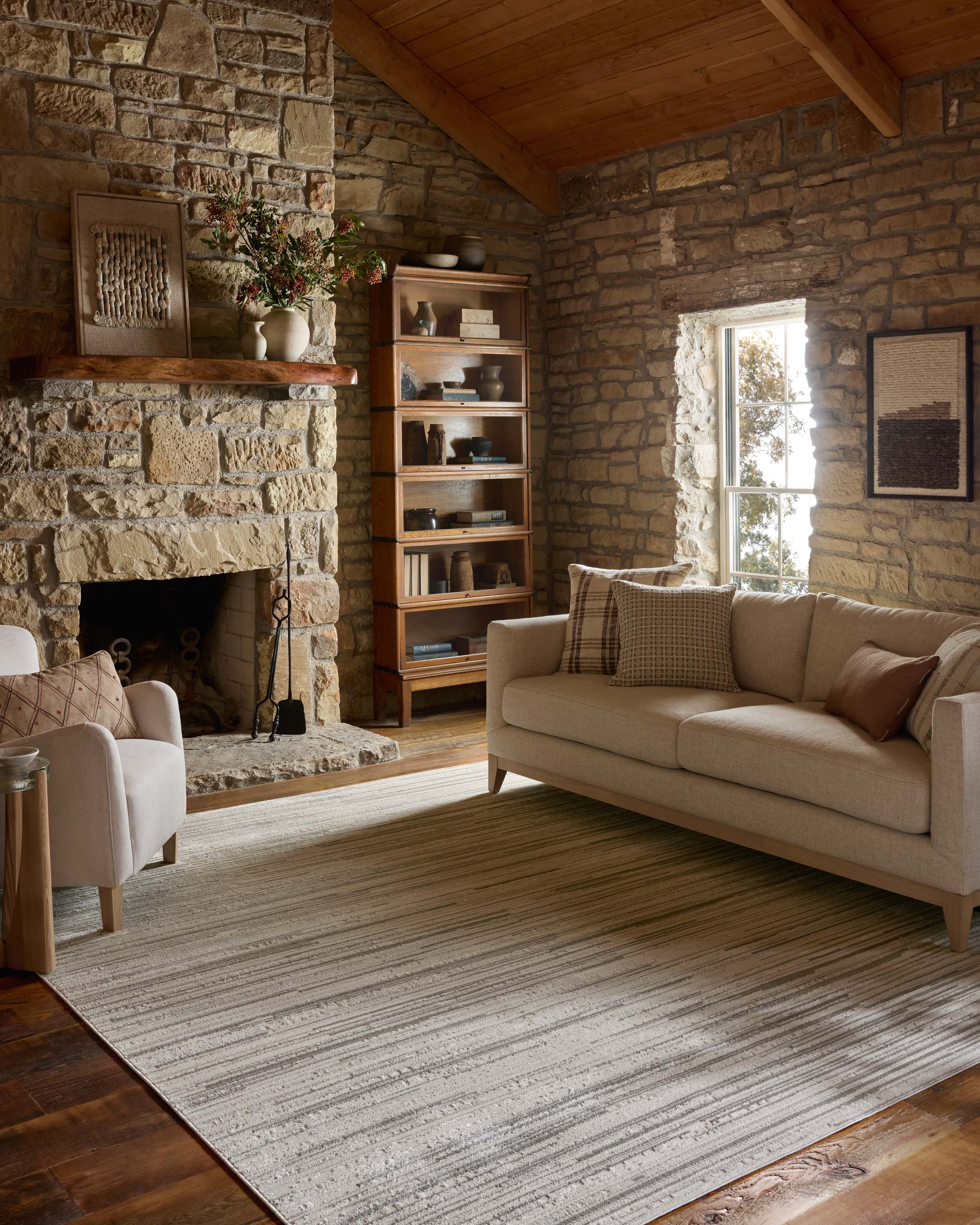 Loloi Townes Beige / Grey 2'-3" x 3'-9" Accent Rug