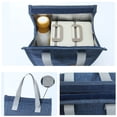 thumbnail image 4 of 2026 New Work Lunch Bag Picnic Thermal Bag Handle Portable Cationic Water Insulated Bag Warm Keeping Lunch for School Picnic Travel Daily Kilougeis, 4 of 9