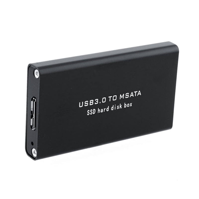 6X MSATA to USB 3.0 SSD Enclosure External Hard Drive Disk Box Storage Case Adapter for 30X50mm 30X30mm MSATA SSD