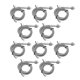 thumbnail image 2 of 10Pcs Metal Inductive Switch M8 Proximity Limit Sensor NPN 3‑Wire Normally Open LJ8A3‑1‑Z/BX, 2 of 5